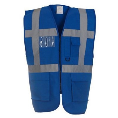Yoko Unisex Adult Executive Hi-Vis Waistcoat from B&Q