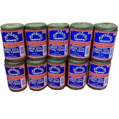 Everlasto Jute Twine Green (One Size) from B&Q