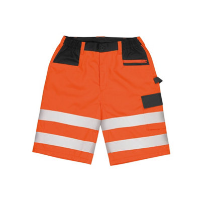 Safe-Guard By Result Mens Hi-Vis Cargo Shorts Fluorescent Orange (4Xl) from B&Q