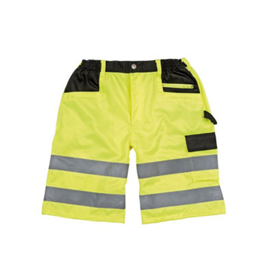 Safe-Guard By Result Mens Hi-Vis Cargo Shorts Fluorescent Yellow (3Xl) from B&Q