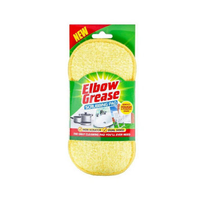 Elbow Grease Cleaning Pad Yellow (One Size) from B&Q