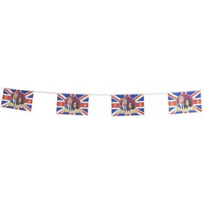 Pms Harry Meghan Union Jack Bunting Multicoloured (One Size) from B&Q