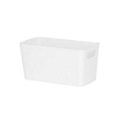 Wham Studio 6.01 Rectangular Basket Ice (10Cm X 20Cm X 10Cm) White