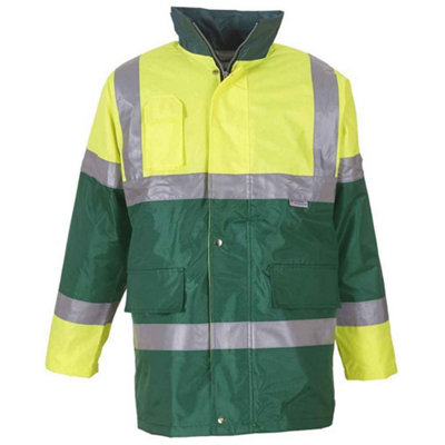 Yoko Unisex Adult Contrast Hi-Vis Jacket from B&Q