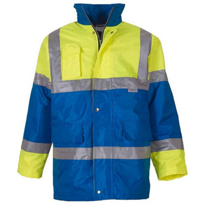 Yoko Unisex Adult Contrast Hi-Vis Jacket from B&Q