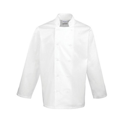  - Premier Mens Long-Sleeved Chef Jacket
