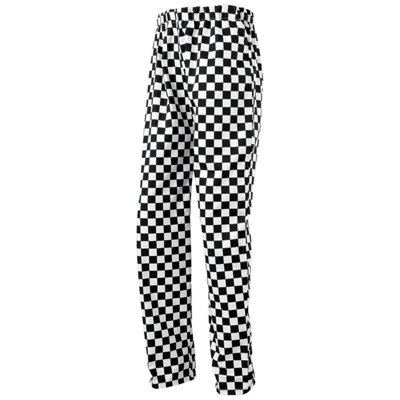  - Premier Unisex Adult Essential Checked Chef Trousers
