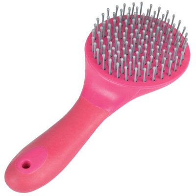  - Roma Horse Mane And Tail Brush Hot Pink (One Size)