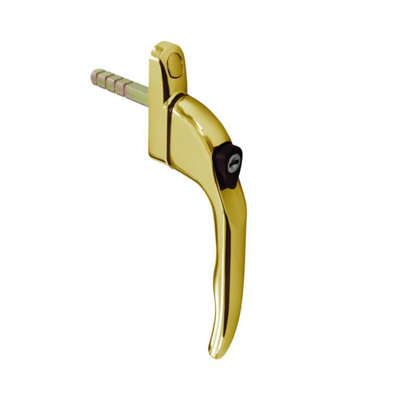 Securit Upvc Locking Window Handle Br (One Size) from B&Q