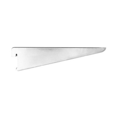 Smiths Ironmongery Chrome Plated Twin Slot Bracket Silver (177mm) from B&Q