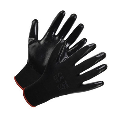 B&Q Glenwear Lightweight Nitrile Gloves (Pack Of 10) Size 10