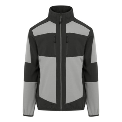  - Regatta Professional Unisex Adult 2 Layer Soft Shell Jacket Mineral Grey/ash (L)