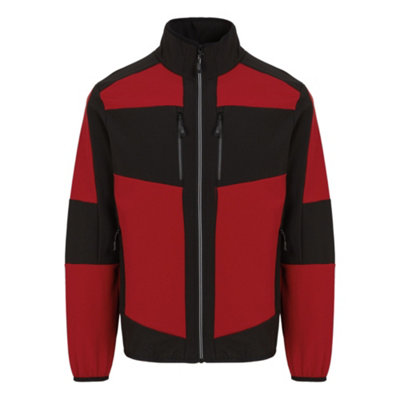 Regatta Professional Men's Red 2 Layer Soft Shell Jacket In | Size: Xl - Image 3