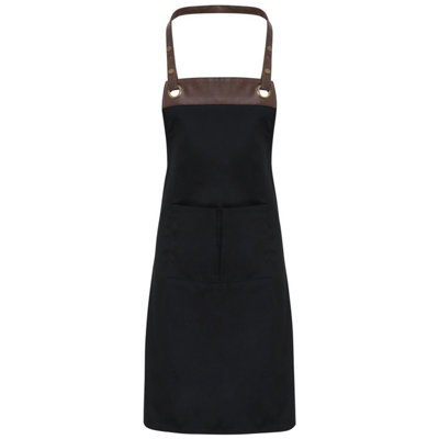  - Premier Unisex Adult Espresso Full Apron Black/brown (One Size)