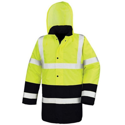  - Result Unisex Adult Motorway Two Tone Safety Coat