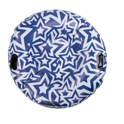B&Q Tresp Dingnut Stars Inflatable Ring (One Size) Blue/White