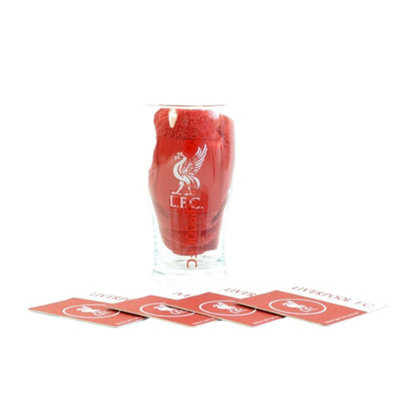 Liverpool Fc Wordmark Crest Bar Set Red/white (One Size) from B&Q
