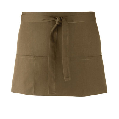 Premier Colours 3 Pocket Short Apron from B&Q