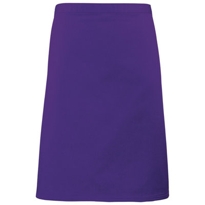 Rackhams Purple Colours Mid Length Apron - One Size - Image 4