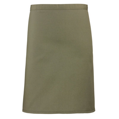 Premier (One Size, Olive) Colours Mid Length Apron - Image 4