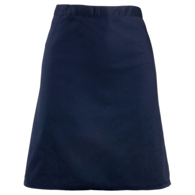 Premier (One Size, Navy) Colours Mid Length Apron - Image 4
