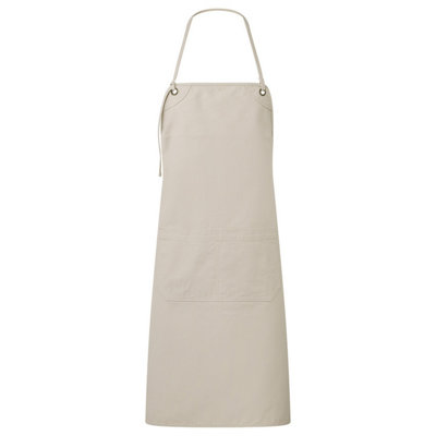Premier Artisans Choice Canvas Double Pocket Apron Natural (One Size) from B&Q