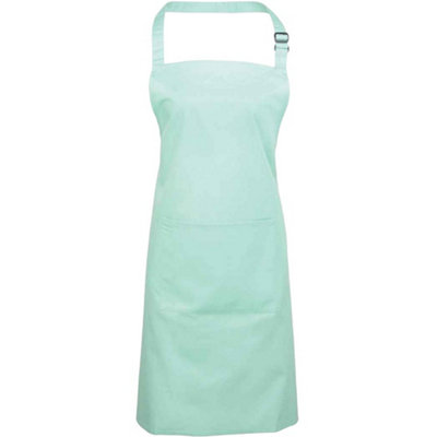  - Premier Unisex Adult Colours Pocket Full Apron Aqua (One Size)