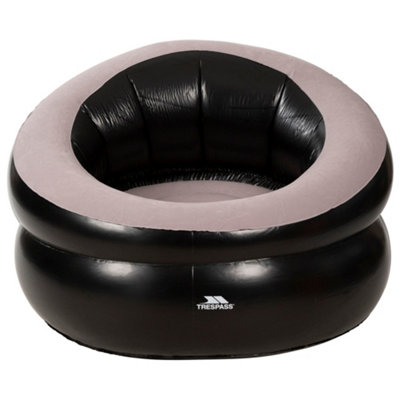 B&Q Tresp Floki Inflatable Chair (One Size) Black