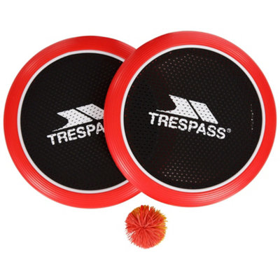 Trespass Unisex Red Stringbatz Trampoline Bat & Ball Game In - Image 7