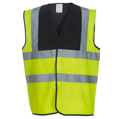 Yoko Mens Band & Brace Hi-Vis Waistcoat from B&Q