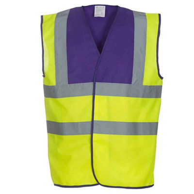  - Yoko Mens Band & Brace Hi-Vis Waistcoat
