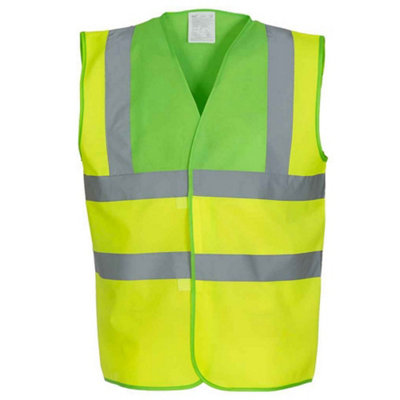 Yoko Mens Band & Brace Hi-Vis Waistcoat from B&Q