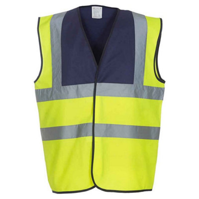  - Yoko Mens Band & Brace Hi-Vis Waistcoat
