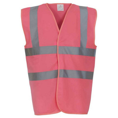Yoko Mens Band & Brace Hi-Vis Waistcoat from B&Q