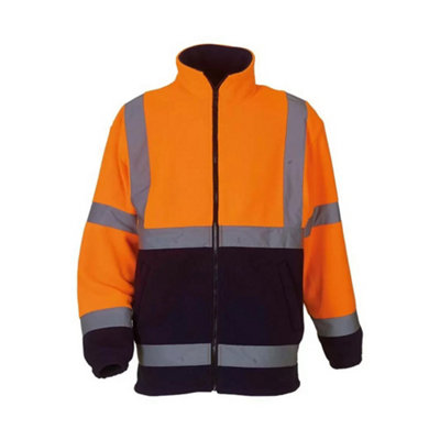  - Yoko Unisex Adult Heavyweight Hi-Vis Fleece Jacket