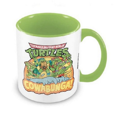 Teenage Mutant Ninja Turtles Clic Cowabunga Mug Green/white (One Size) from B&Q