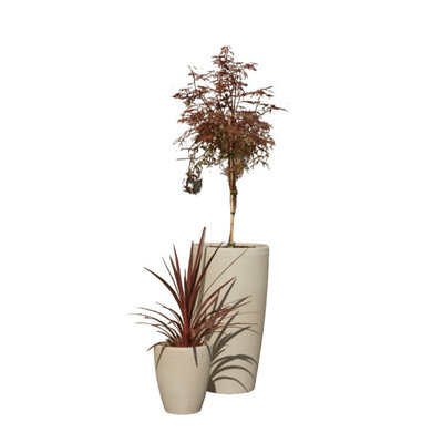 Strata Amesbury Stone Effect Planter Grey (50Cm) from B&Q