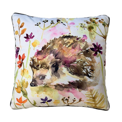 Jennifer Rose Hedgehog Filled Cushion Multicoloured (40Cm X 40Cm) from B&Q
