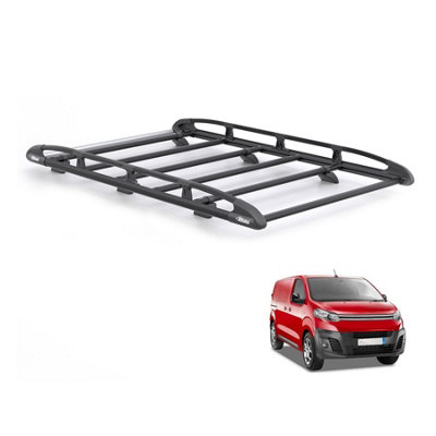Peugeot Expert Roof Rack For 2016+ Standard (Tailgate) Rhino (Black) Only For Standard Wheelbase And Tailgate Rear Doors from B&Q