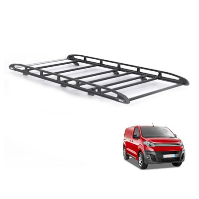 Peugeot Expert Roof Rack For 2016+ Long  (Tailgate) Rhino (Black) Only For Long Wheelbase And Tailgate Rear Doors from B&Q