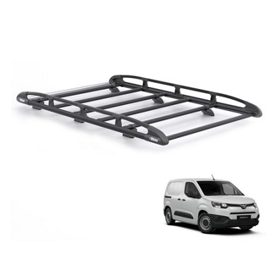 B&Q - Toyota Proace City Roof Rack For 2022+ Short (L1)  Kammrack Black Only For Short (L1) Wheelbase