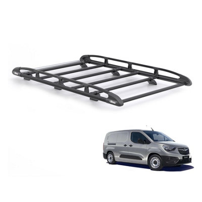 B&Q - Vauxhall Combo Roof Rack For 2018+ L2 Models  Kammrack (Black) Only For L2 Wheelbase Models