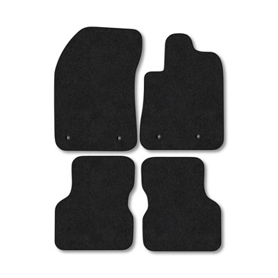 Car Mat Co Alfa Romeo Guilietta Auto 2016+ Car Mats Black Carpet Tailored Fit Easy Clean from B&Q