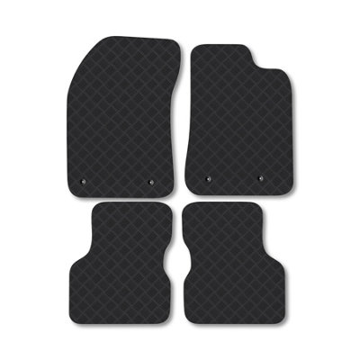 Car Mat Co Alfa Romeo Guilietta Manual (2016+) Rubber Car Mats Heavy-Duty Tailored Fit from B&Q