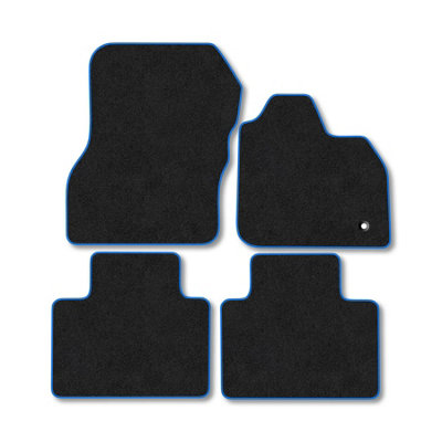 Car Mat Co Renault Zoe E-Tech 2021+ Ev Car Mats Blue Trim Carpet Tailored Fit Easy Clean from B&Q