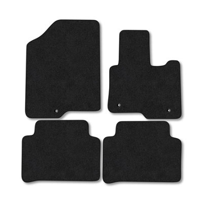 Car Mat Co Kia Sorento 2020+ Hybrid Car Mats Black Carpet Tailored  Easy Clean Clips from B&Q
