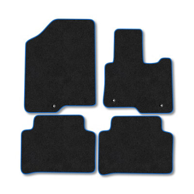 Car Mat Co Kia Sorento 2020+ Hybrid Car Mats Blue Trim Carpet Tailored  Easy Clean Clips from B&Q