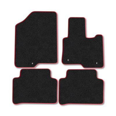Car Mat Co Kia Sorento 2020+ Hybrid Car Mats Red Trim Carpet Tailored  Easy Clean Clips from B&Q