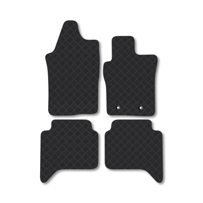 Car Mat Co Vw Amarok Double Cab (2023+) Rubber Van Mats Tailored Fit from B&Q