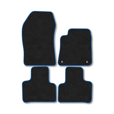 Car Mat Co Citroen C5X (2022+) Car Mats Blue Trim Carpet Tailored Fit Easy Clean With Clips from B&Q